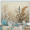 thumbnail image 1 of Designart "Serene Botanical Minimalism In Beige" Plants Canvas Art Print, 1 of 7