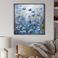 thumbnail image 1 of Designart "Serene Cornflower Meadow II" Flower Field Floater Framed Canvas Prints, 1 of 5