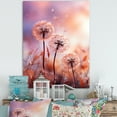 thumbnail image 1 of Designart "Serene Dandelion Dream VI" Floral Canvas Wall Art - Traditional White Other Plants & Flowers Entryway Wall Art, 1 of 6