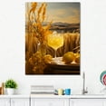 thumbnail image 1 of Designart "Serene Mimosa Meadows Sip" Cocktails Wall Decor, 1 of 7