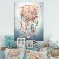thumbnail image 1 of Designart "Serene Mystique of a Colorful Dreamcatcher I" Dream Catcher Metal Art Living Room, 1 of 5
