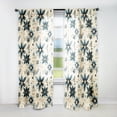 thumbnail image 1 of Designart "Serene Nomad Dreams" Geometric Printed Art Curtain For Bedroom Single Panel, 1 of 6