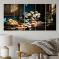 thumbnail image 1 of Designart "Serene Still Life with Floral Elements II" Floral Metal Wall Décor Set, 1 of 5