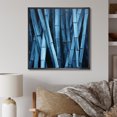 thumbnail image 1 of Designart "Serenity Amidst Wild Blue Bamboo" Bamboo Floater Framed Canvas Prints, 1 of 5