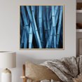 thumbnail image 1 of Designart "Serenity Amidst Wild Blue Bamboo" Bamboo Floater Framed Canvas Prints, 1 of 5