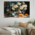 thumbnail image 1 of Designart "Serenity Floral Still Life Tranquil Blossoms" Floral Art Living Room Set, 1 of 5