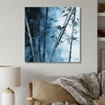 thumbnail image 1 of Designart "Serenity In A Forest Of Blue Bamboo" Bamboo Canvas Prints, 1 of 7