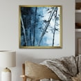 thumbnail image 1 of Designart "Serenity In A Forest Of Blue Bamboo" Bamboo Picture Framed Canvas Prints, 1 of 5