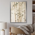 thumbnail image 1 of Designart "Serenity In Beige Minimalism With Bamboo III" Bamboo Picture Framed Canvas Prints, 1 of 5