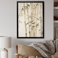 thumbnail image 1 of Designart "Serenity In Beige Minimalism With Bamboo III" Bamboo Picture Framed Canvas Prints, 1 of 5