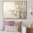 thumbnail image 1 of Designart "Serenity In Beige Minimalism With Bamboo IV" Bamboo Floater Framed Wall Decor, 1 of 5