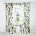 thumbnail image 1 of Designart "Serenity In Botanicals II" Tropical Room Darkening Curtain Single Panel, 1 of 6