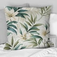 thumbnail image 1 of Designart "Serenity In Botanicals IV" Tropical Printed Throw Pillow, 1 of 5