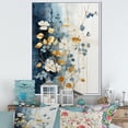 thumbnail image 1 of Designart "Serenity In Minimalist Beige And Gold Botanicals" Plants Floater Framed Canvas Wall Art, 1 of 5