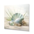 thumbnail image 1 of Designart "Serenity Underwater in the Clam" Animals Metal Art Living Room, 1 of 5
