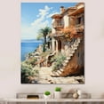 thumbnail image 1 of Designart "Serenity by the Mediterranean in Mallorca, Spain" Cityscapes Canvas Wall Art, 1 of 5