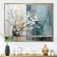 thumbnail image 1 of Designart "Serenity in Subtlety II" Abstract Collages Floater Framed Wall Art Living Room, 1 of 7