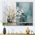 thumbnail image 1 of Designart "Serenity in Subtlety II" Abstract Collages Wall Art Living Room, 1 of 5
