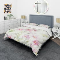 Designart 'Shabby Flower IV' Shabby Duvet Cover Set