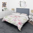 thumbnail image 1 of Designart 'Shabby Flower IV' Shabby Duvet Cover Set, 1 of 4