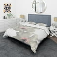 thumbnail image 1 of Designart 'Shabby Gray Blush Cosmo II' Shabby Duvet Cover Set, 1 of 4