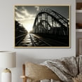 thumbnail image 1 of Designart "Shadow of the Rollercoaster" Architecture Floater Framed Wall Decor, 1 of 7