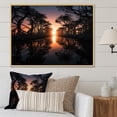 thumbnail image 1 of Designart "Shadowy Mangroves in Florida" Landscapes Floater Framed Wall Art Living Room, 1 of 7