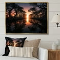 thumbnail image 1 of Designart "Shadowy Mangroves in Florida" Landscapes Floater Framed Wall Art Living Room, 1 of 7