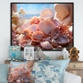 thumbnail image 1 of Designart "Shell'S Romantic Narrative" Seashell Floater Framed Canvas Art Print, 1 of 5