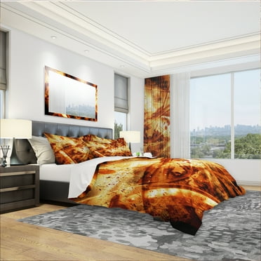 Designart 'Signs of Life' Modern & Contemporary Duvet Cover Set