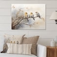 thumbnail image 1 of Designart "Silent Bird Watcher VI" Animals Metal Wall Art Prints, 1 of 1