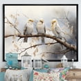 thumbnail image 1 of Designart "Silent Bird Watcher VII" Animals Floater Framed Wall Art Living Room, 1 of 7
