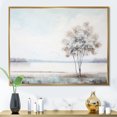 thumbnail image 1 of Designart "Silent Modern Scandinavian Scenery I" Modern Scandinavian Floater Framed Canvas Wall Art, 1 of 5
