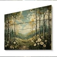 thumbnail image 1 of Designart "Silent Woods Birch Woods IV" Tree Birch Print on Natural Pine Wood, 1 of 5