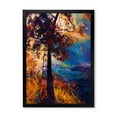 thumbnail image 1 of Designart 'Silhouette Of Autumn Tree In The Sunset Glow' Traditional Framed Art Print, 1 of 4