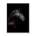thumbnail image 1 of Designart 'Silhouette Of Horse and Woman' Farmhouse Framed Canvas Wall Art Print, 1 of 5