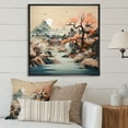 thumbnail image 1 of Designart "Silk Road China Art painting II" Chinese Floater Framed Wall Decor, 1 of 7