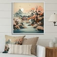 thumbnail image 1 of Designart "Silk Road China Art painting II" Chinese Floater Framed Wall Decor, 1 of 7