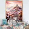 thumbnail image 1 of Designart "Silk Road China Art painting VII" Cityscapes Floater Framed Canvas Print, 1 of 7