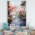 thumbnail image 1 of Designart "Silk Road China Art painting X" Chinese Floater Framed Wall Decor, 1 of 7