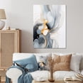 thumbnail image 1 of Designart "Silver Gilded Ethereal Visions I" Abstract Shapes Metal Wall Decor, 1 of 5