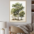 thumbnail image 1 of Designart "Simple Elegance Of Oaks II" Tree Oak Floater Framed Canvas Wall Art, 1 of 5