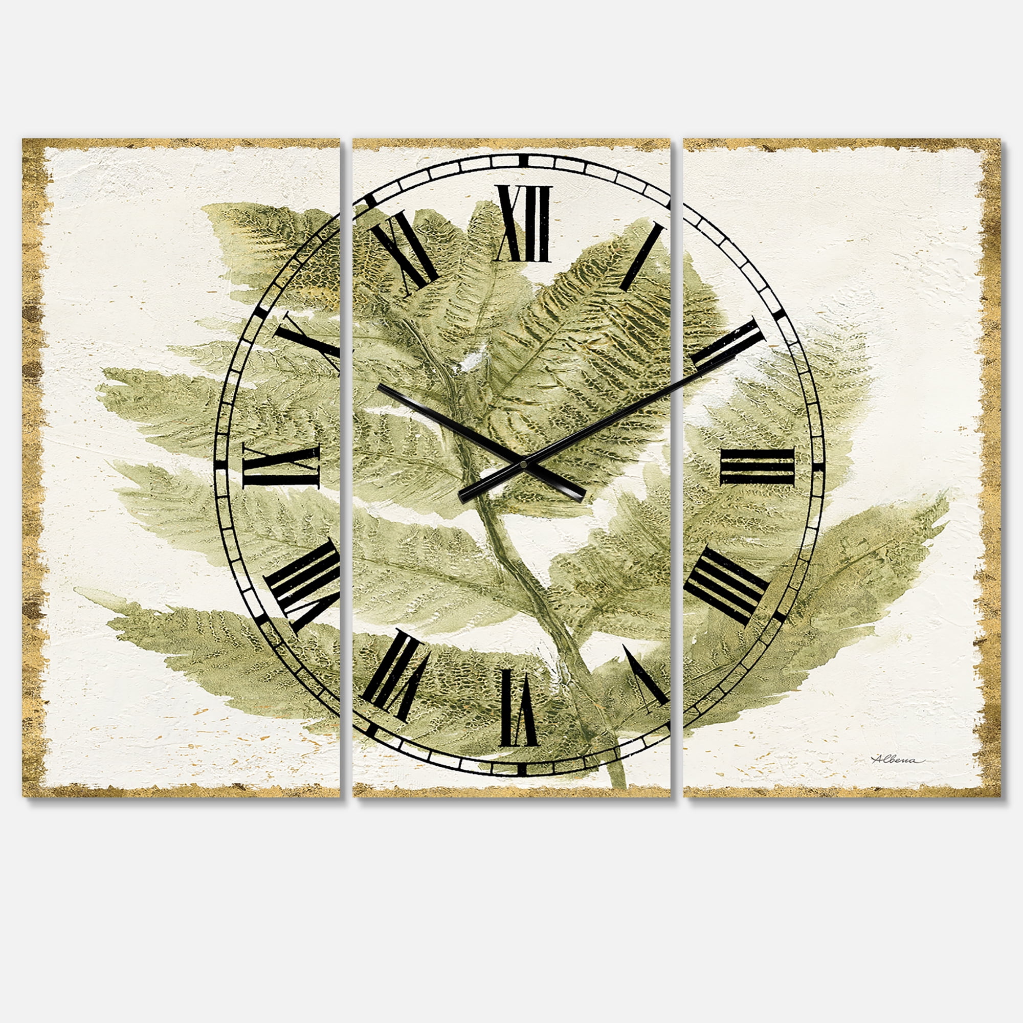 Designart 'Simple Forest I' Farmhouse Wall Clock