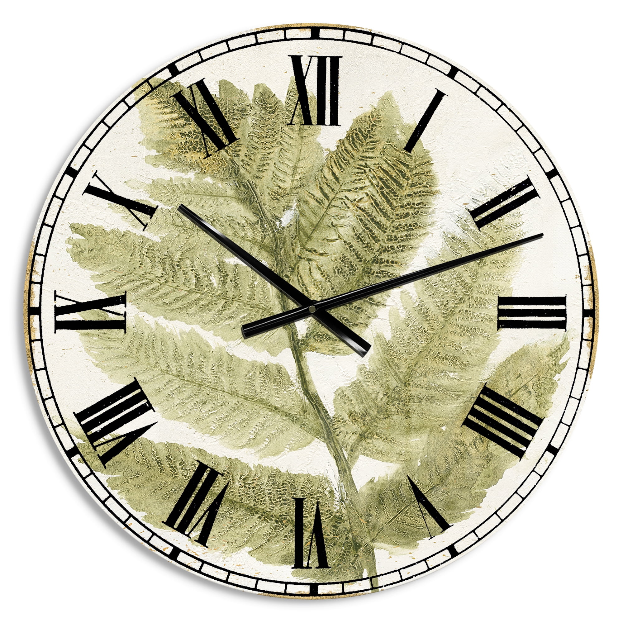 Designart 'Simple Forest I' Farmhouse wall clock