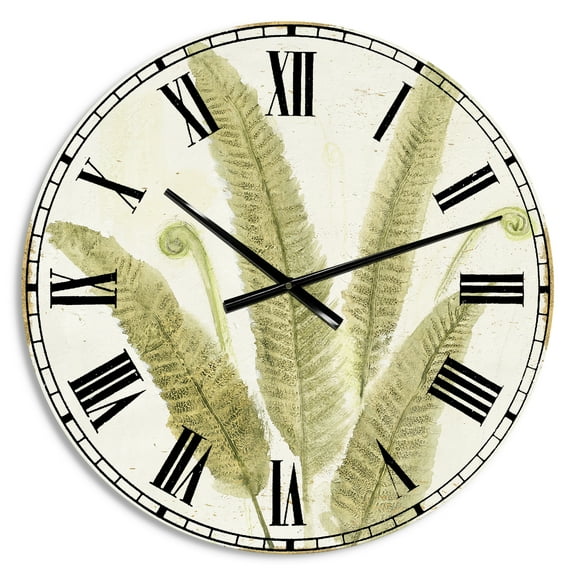 Designart 'Simple Forest II' Farmhouse wall clock