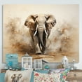thumbnail image 1 of Designart "Simplicity Elephant beauty I" Animals Wall Decor, 1 of 5