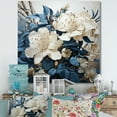 thumbnail image 1 of Designart "Simplified Bouquet Splendor I" Rhododendron Wall Art Prints, 1 of 7