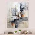 thumbnail image 1 of Designart "Simplified Compilation V" Abstract Collages Metal Wall Decor, 1 of 5