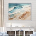 thumbnail image 1 of Designart "Simplified Seaside Merge" Beach Floater Framed Canvas Prints, 1 of 1