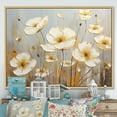 thumbnail image 1 of Designart "Simplistic Ash And Lemon Buttercups" Buttercups Floater Framed Wall Decor, 1 of 5